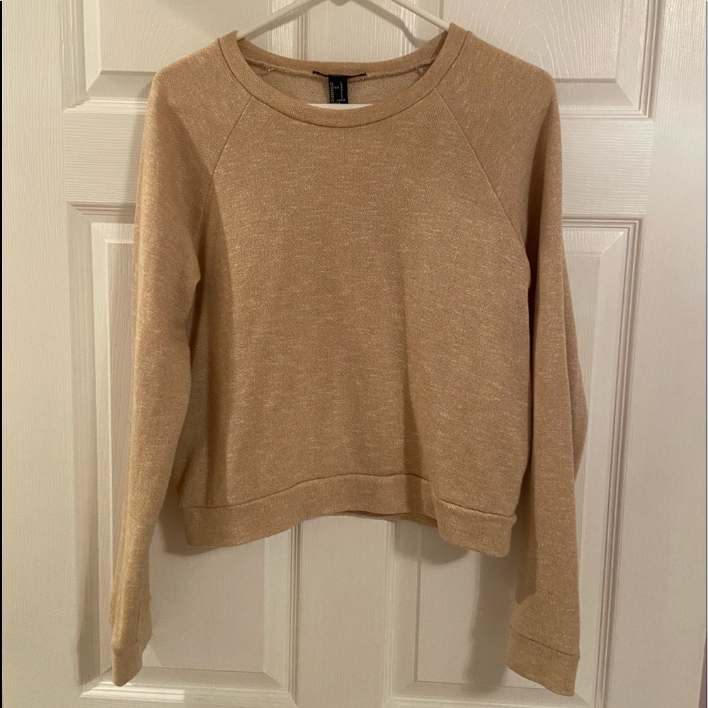 Forever 21 nude crewneck